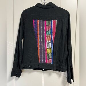 Chai black light weight corduroy cotton jacket size M